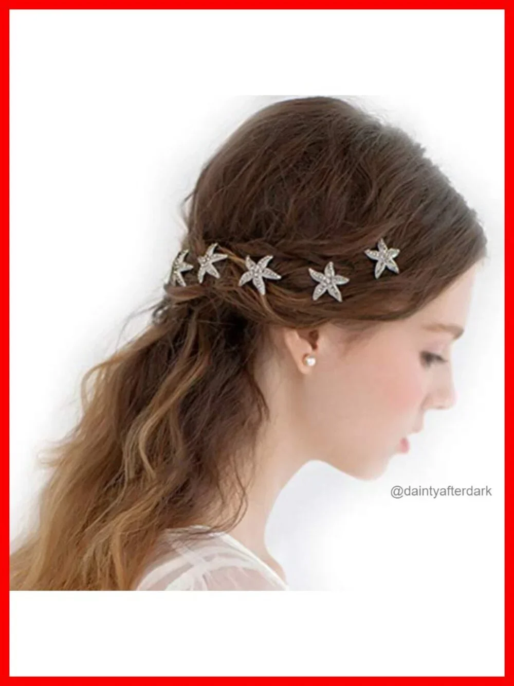 44 Pcs Wedding Bridal Hair Accessories Rhinestone Flower Clip Pearl Butterfly